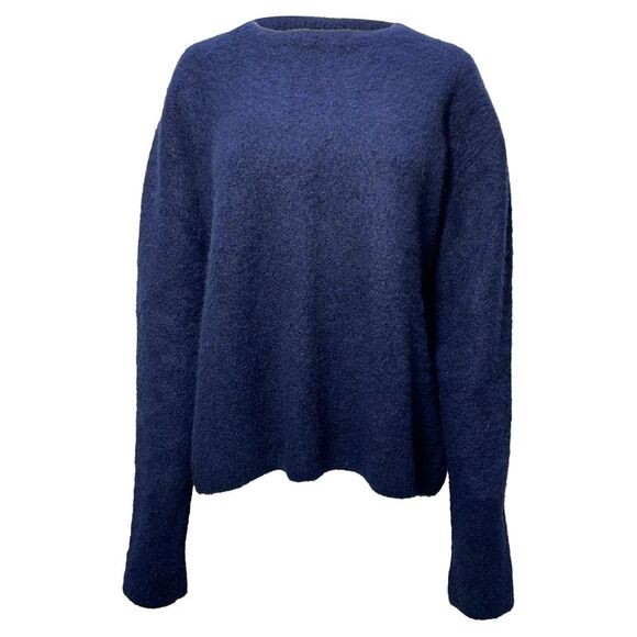 Pre Loved The Row Vintage Long Sleeve Wool Pullover Sweater Women blue | navy - Picture 1 of 8